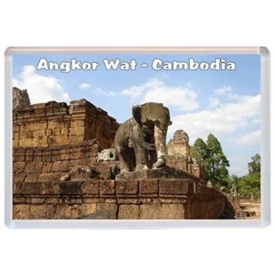 Image of Angkor Wat Cambodia Jumbo Fridge Magnet ID227