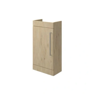 Image of Vitellio Slade 400 Compact Floorstanding 1 Door Davos Oak