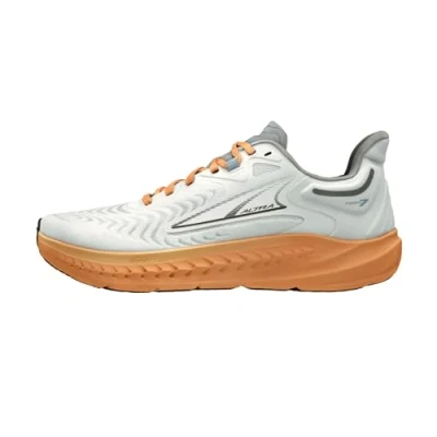 Image of Altra Torin 7 ROAD Neutral running shoes, Women&#039;s, Size: 5, Gray/orange Textile/synthetics