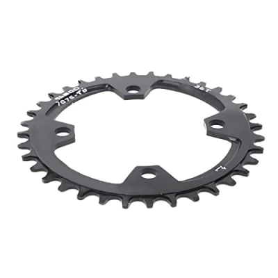 Image of Keenso 1 Pcs Bike Chainring, 96BCD Narrow Wide Round Chainring Repair Chain Ring for Mountain Bicycle(36T) Bicycles and Spare Parts