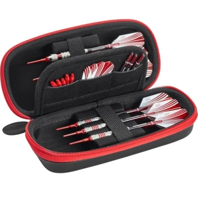 Image of Casemaster Sentry Dart Case, Red Zipper