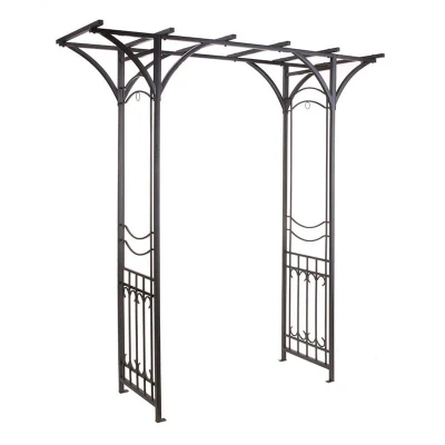 Image of Panacea Park Lane Metal Garden Arch 6&#039;9 x 6&#039;3