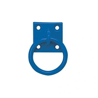 Image of Perry Equestrian No.515 Chain Ring on Plate 50mm x Blue