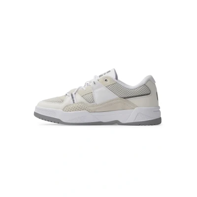 Image of DC Shoes Construct Skate shoes, Size: 7.5, Owh off white Leather