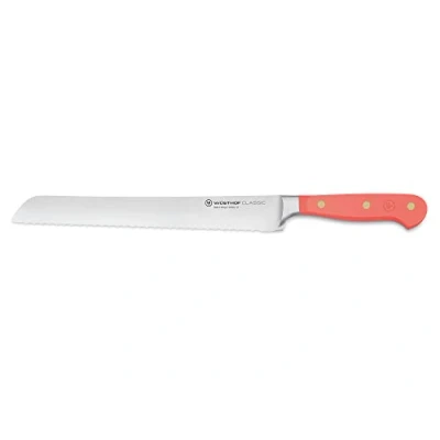 Image of Wüsthof Classic Coral Peach 9 Inch Double Serrated Bread Knife