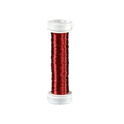 Image of Efco 0.18 mm x 25 m Coloured Copper Wire, Red