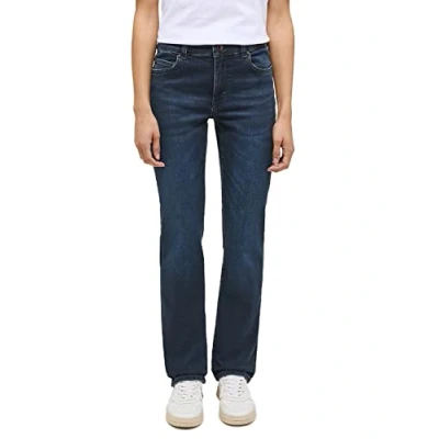 Image of MUSTANG Women&#039;s Style Brooks Relaxed Slim Jeans, Blue, 29W x 30L