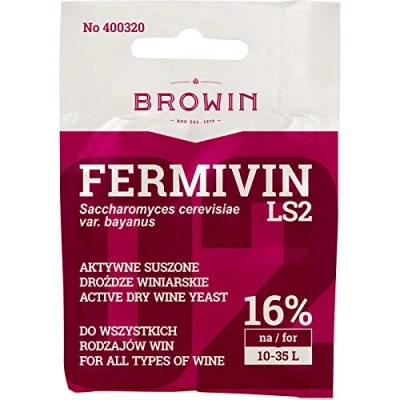 Image of Fermvin Wine Yeast 7g LS2 16% Active Dried Making Powder