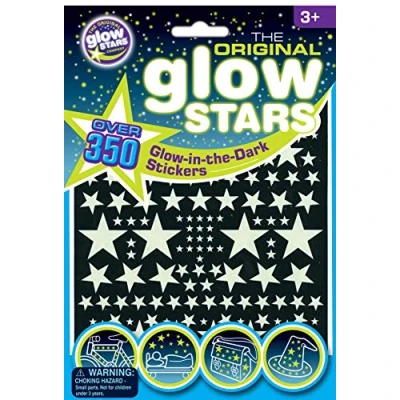 Image of the Original Glowstars Company B8000 Glow in Dark 350 Stickers