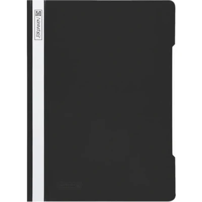 Image of Brunnen File Folder/Plastic Folder A4 PVC Film Black