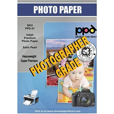 Image of PPD 100 Sheets A4 Inkjet Premium Satin Photo Paper 280gsm Professional Grade 21