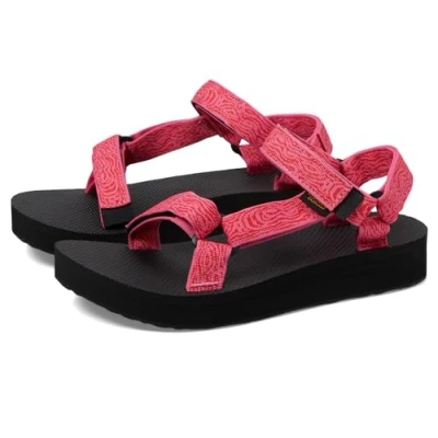 Image of Teva Midform Universal Walking sandals, Women&#039;s, Size: 5.5, Hot pink Textile/synthetics