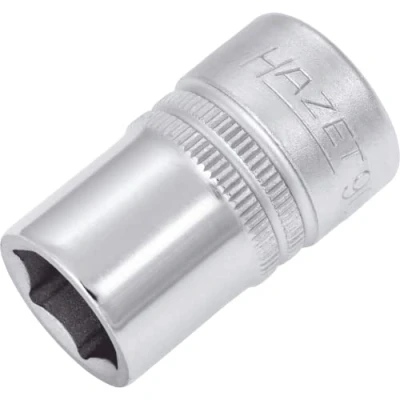Image of VAS54927 Socket HAZET 900 14 DIN3124, ISO2725 1 Chrome Vanadium Steel Knurled