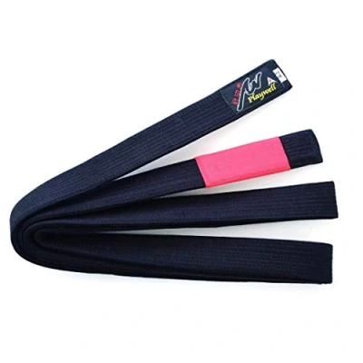 Image of Martial Arts Competition Grade BJJ Jiu Jitsu Pro Thick Quality Belt Black (A1)