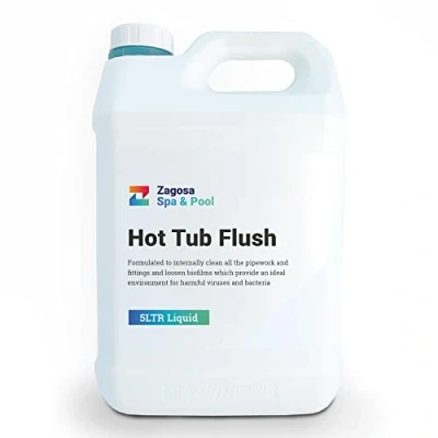 Image of Zagosa Spa &amp; Pool 5ltr hot Tub flush Biofilm remover, system for spas and tubs