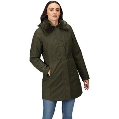 Image of Regatta Women&#039;s Renata Jackets Waterproof Insulated, Black, 14 UK