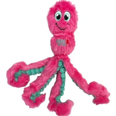 Image of KONG Wubba Octopus Tug and Fetch Squeak Dog Toy Assorted Colors (Large)