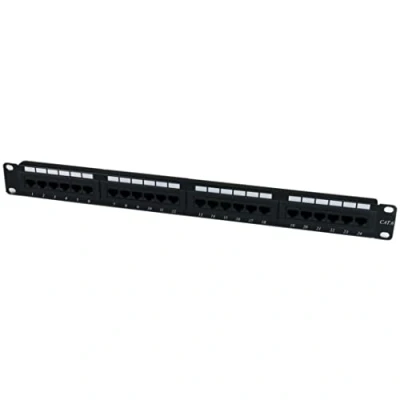 Image of StarTech.com 24 port 1U Rackmount Cat 6 110 Patch Panel Network RJ45 Ethernet type Rack Mount (C6PANEL24)