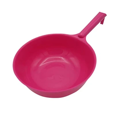 Image of SecureFix Direct Corn Feed Scoop (Horse Equestrian Long Handle Plastic Animal), Pink