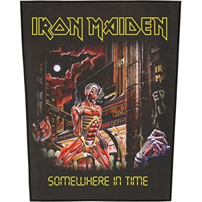 Image of Rocks off Somewhere in Time Backpatch Black
