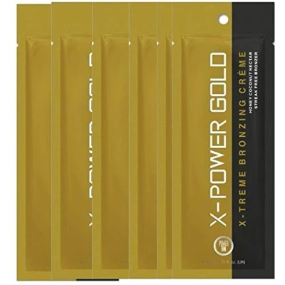 Image of 6 SACHETS OF POWER TAN X GOLD TANNING LOTION