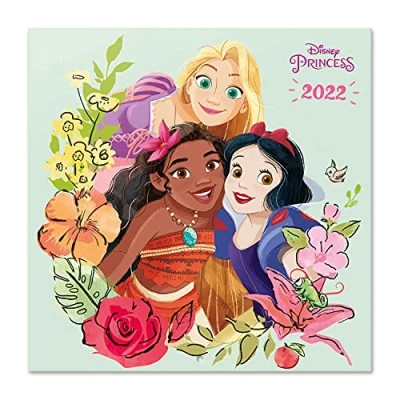 Image of Grupo Erik: Official Disney Princess 2022 Wall Calendar, 12&#039; x Square Calendar (Free Poster Included), Family 2022, Girls