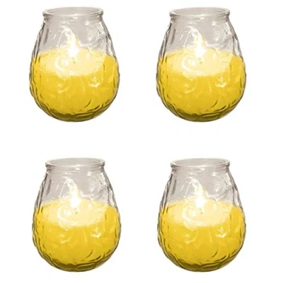 Image of 10X Prices Outdoor Citronella Candle In Glass Jar Fly Insect Repeller Repellent New
