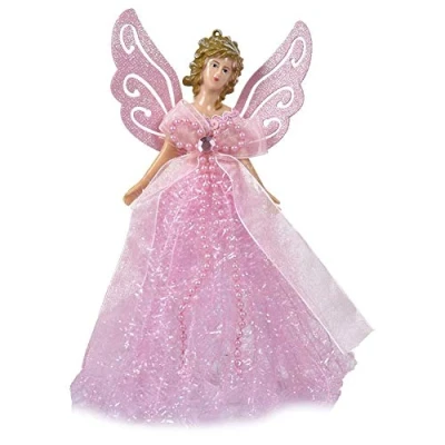 Image of Clevoers Tree Top Angel，Christmas Topper Fairy Angel House Decoration Ornament，22cm wondeful for sale