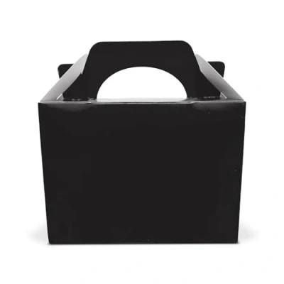 Image of Lotus 10 Pack Black Party Boxes for Kids Perfect Birthdays, Weddings, Halloween Treats and Festive Gatherings Versatile Loot Snacks, Gifts Creative Celebrations (Black)
