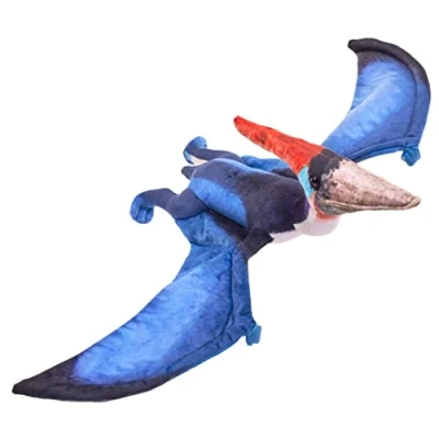 Image of Wild Republic Artist Collection, Dinosaur Pteranodon, Gift for Kids, 15 inches, Plush Toy, Fill is Spun Recycled Water Bottles, Medium