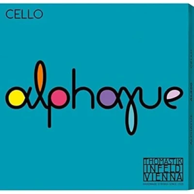 Image of Thomastik Infeld Alphayue Cello strings Nylon core D 1/4