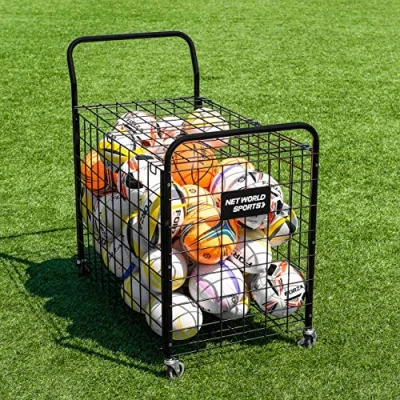 Image of FORZA Portable Basketball Ball Cage 40 Capacity
