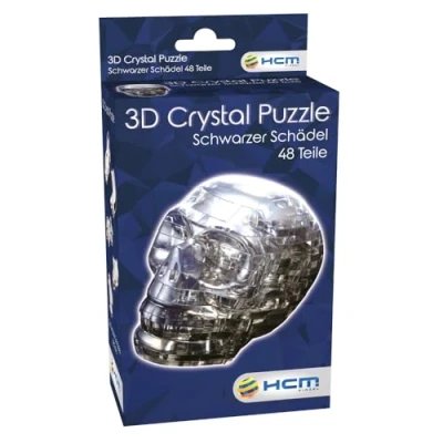 Image of HCM &quot;Skull Crystal Puzzle (49 Piece, Black)