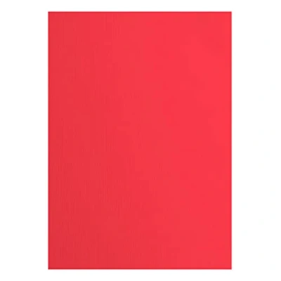Image of Florence Cardstock Textured Coloured Card Making Supplies A4 Red 10 Sheets Paper for Scrapbooking, Making, Die Cutting and Crafts 216 GSM Kiss