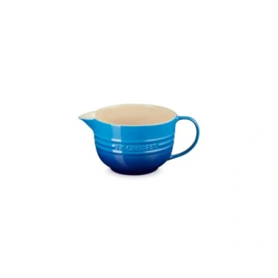Image of Le Creuset Azure Stoneware Mixing Jug