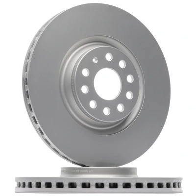 Image of 3C0615301D, 5QN615301A, JZW698302DG Brake disc HELLA PRO High carbon 8DD 355 129 241 340mm 30mm 05/10 112mm internally vented Coated