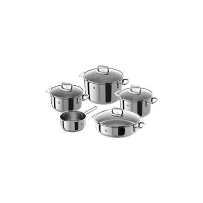 Image of Zwilling Quadro 5 Piece Cookware Set, Silver Colour, 58 x 35 30 cm