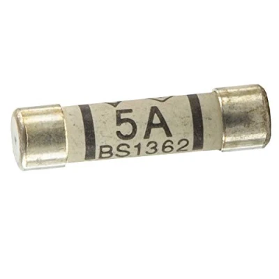 Image of KafTon 10x 5A Domestic Fuses 240V Plug Top Household Mains 5amp Cartridge Fuse