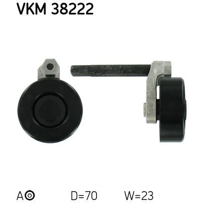Image of 64552354036 Tensioner Pulley SKF VKM 38222 BMW: 5 Saloon, 3 Touring, Touring