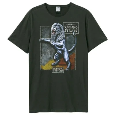 Image of Amplified Unisex Adult Bridges To Babylon The Rolling Stones T Shirt (XXL) (Charcoal)