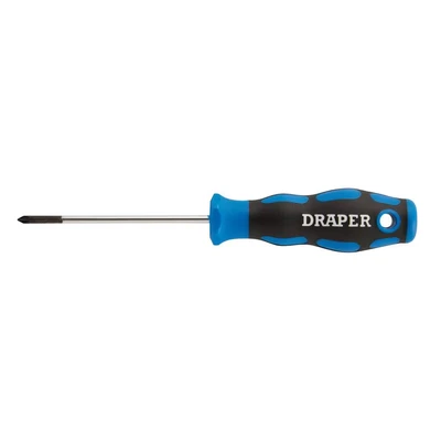 Image of Draper Soft Grip PZ TYPE Screwdriver, No.0 x 75mm