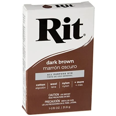 Image of Rit Concentrated Powder Dye, Dark Brown, 31.9g