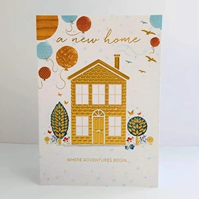 Image of Words n Wishes A New Home Where Adventures Begin. Card
