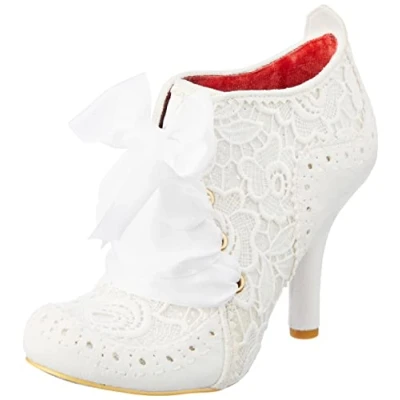 Image of Irregular Choice Top Brands Abigails 3rd Party Fashion Shoe, Q122 Cream Lace CT, EUR 37 (UK 4)