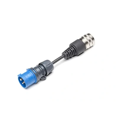 Image of Juice Booster Connector Single Phase, Blue Commando Socket CEE16 1ph / 230V/16A 3.7kW Commando, Domestic, Industrial, Commercial, Camping, Marina
