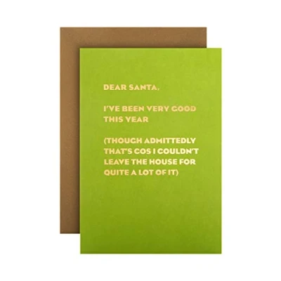 Image of Funny Christmas Card from Hallmark Dear Santa
