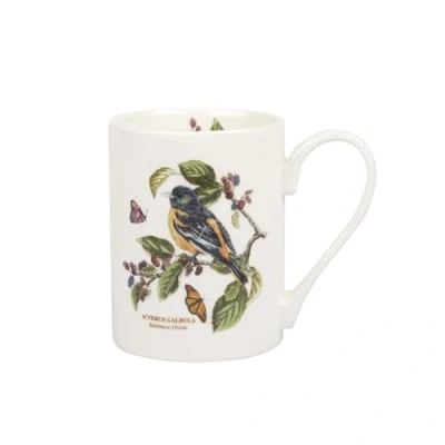 Image of Portmeirion BOTANIC GARDEN BIRDS Tankard/coffee mug baltimore oriole by