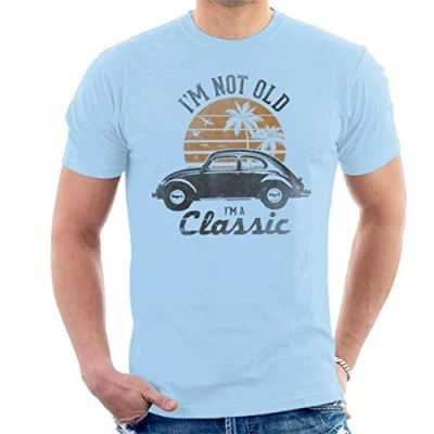 Image of Volkswagen Im Not Old A Classic Men&#039;s T Shirt Sky Blue