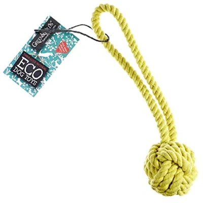 Image of Eco Dog Toy Green &amp; Wilds Rope Ball
