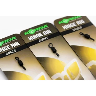Image of Korda Hinged Stiff Rig 4 Zonder Weerhaak Karper onderlijnen
